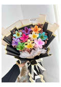 Pastel Satin Flower Bouquet