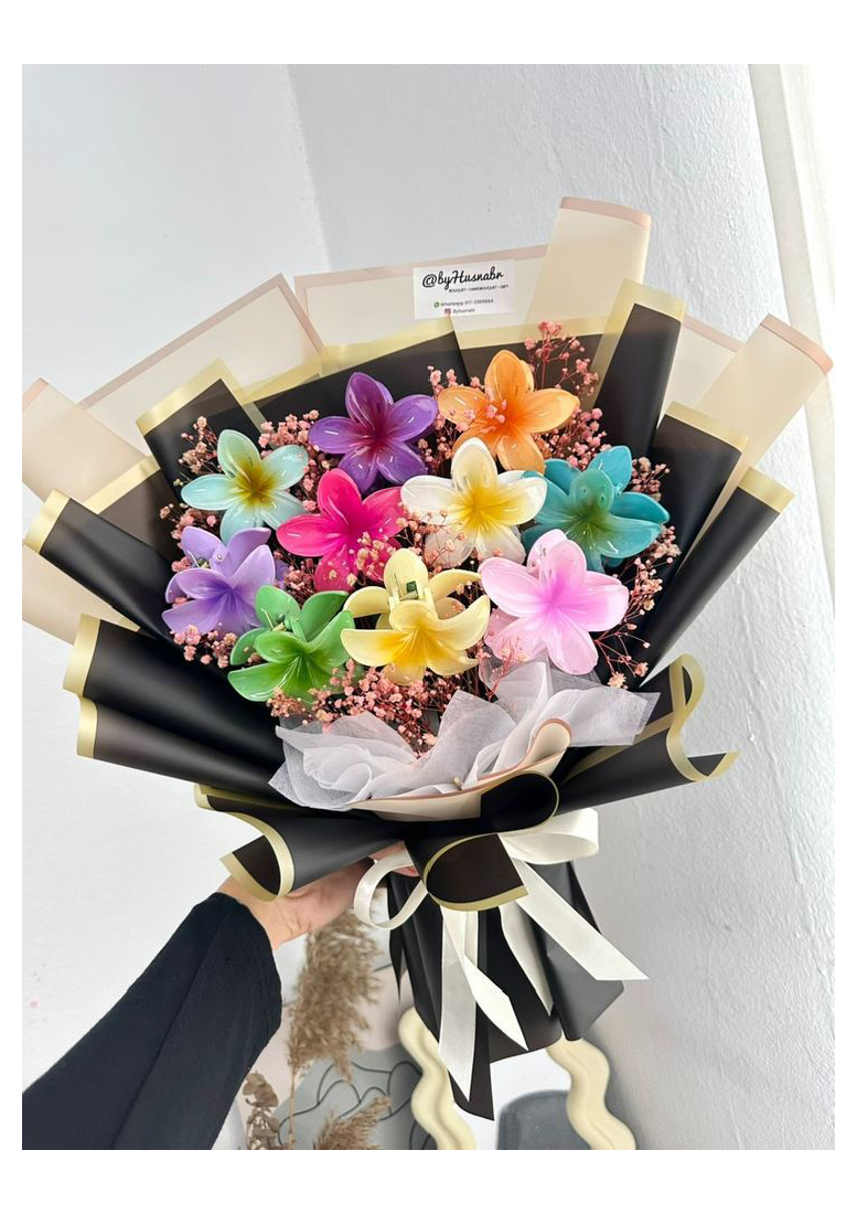 Pastel Satin Flower Bouquet