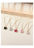 5 Piece Mini Butterfly Shape Necklace Combo