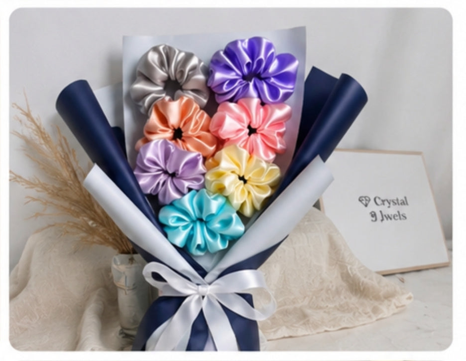 Satin Scrunchie Bouquet