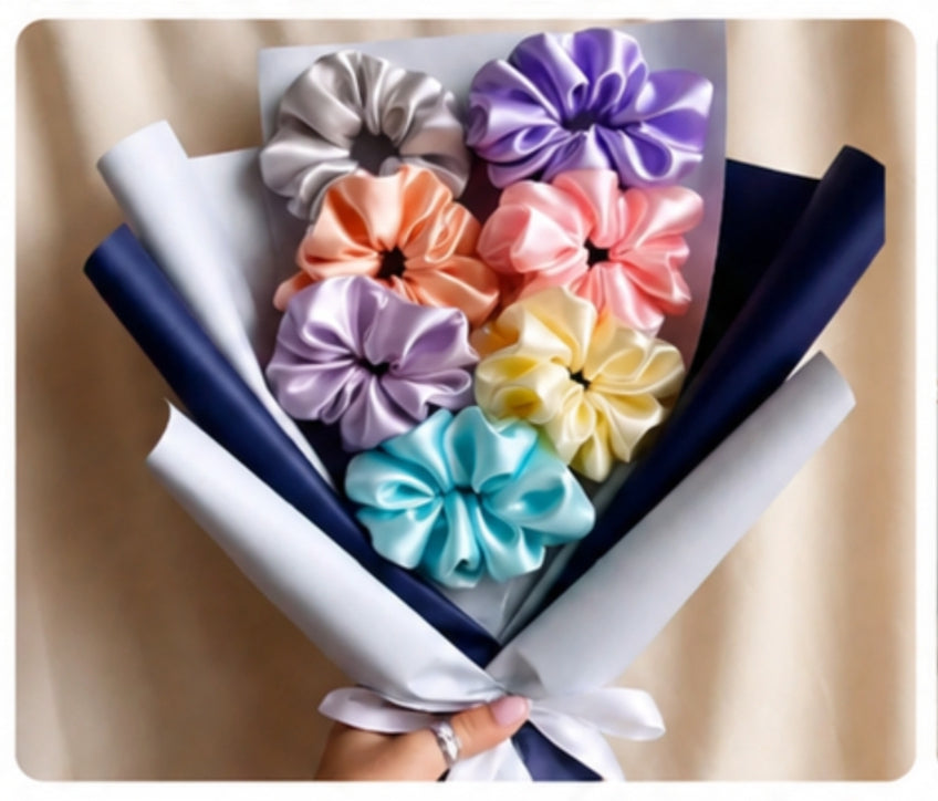 Satin Scrunchie Bouquet